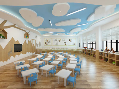 北欧幼儿园活动教室