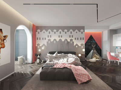 现代卧室儿童房