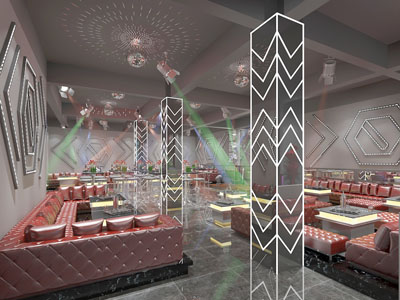 后现代酒吧舞厅