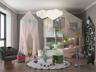 现代儿童房