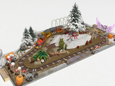 现代儿童游乐场