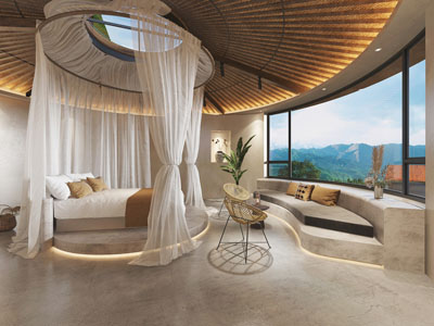 东南亚度假酒店客房