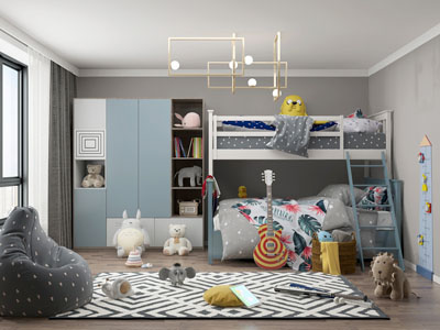 北欧儿童房卧室