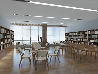 北欧书吧图书馆阅览室