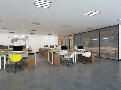 现代公共办公区
