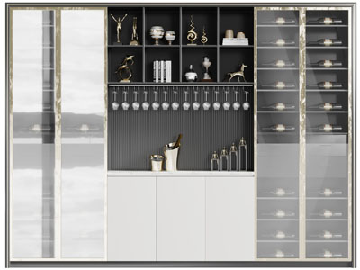 现代轻奢酒柜