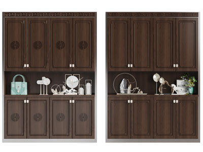 新中式镂空装饰柜