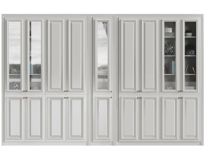 简欧书柜装饰柜