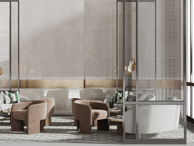 现代休闲椅子屏风