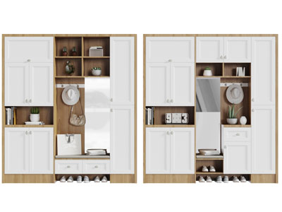 现代玄关装饰鞋柜