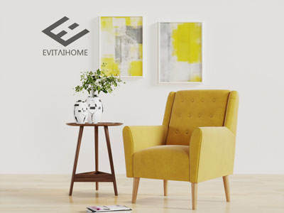 北欧单人沙发茶几3d模型 北欧单人沙发茶几