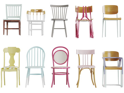 北欧实木休闲椅子