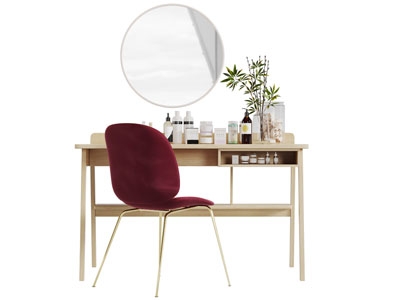 现代轻奢化妆梳妆台