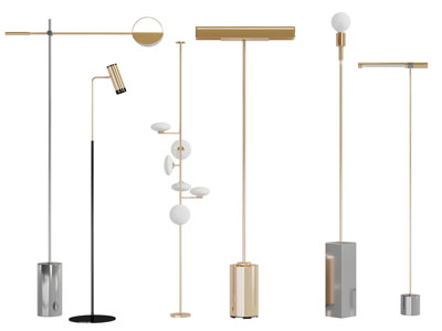 现代轻奢落地灯