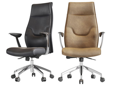 现代皮质办公转椅
