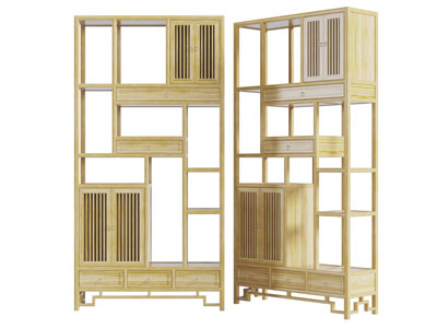 新中式实木装饰柜