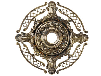 欧式铁艺雕花灯盘