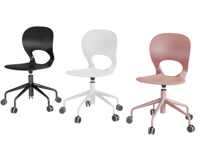 现代镂空靠背的办公转椅