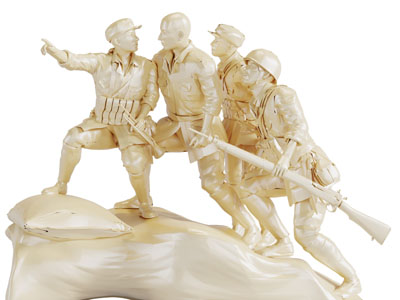 红军战士雕塑雕刻