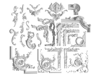 欧式雕花装饰构件