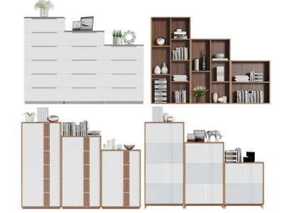 北欧错层斗柜装饰柜