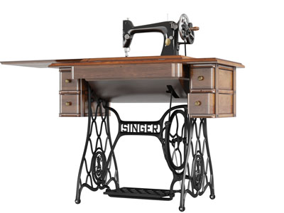 现代老式缝纫机生活用品