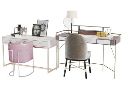 现代轻奢化妆梳妆台
