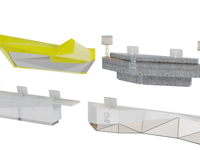 现代前台接待台