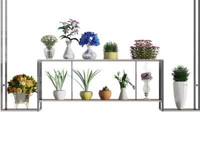 现代金属吊架装饰架