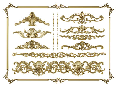 欧式雕花护墙板装饰构件