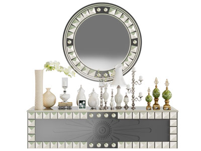 后现代电视柜桌面摆件