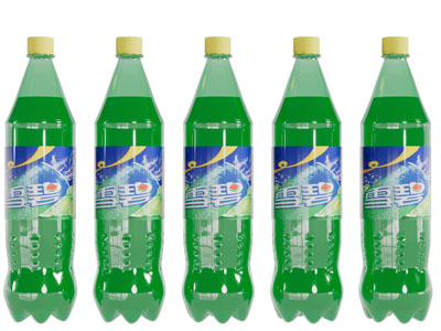 雪碧饮料3d模型 雪碧饮料