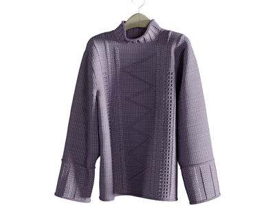 紫色的毛衣衣服3d模型 紫色的毛衣衣服