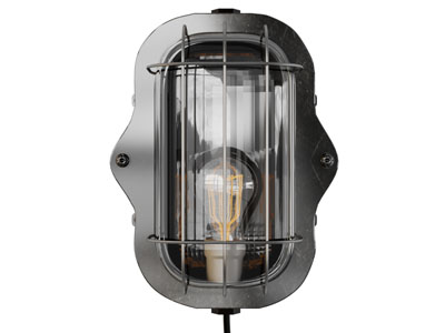 现代黑色金属灯罩壁灯