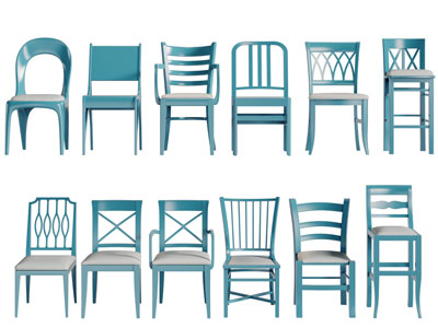 地中海实木休闲椅子餐椅