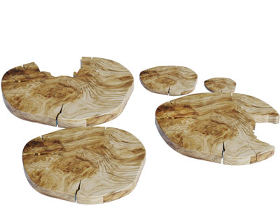 木质纹理的原木