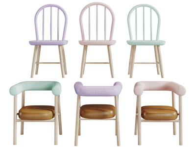 现代餐椅休闲椅子