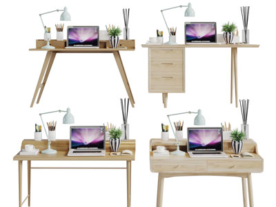 北欧实木书桌电脑桌
