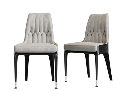 简欧布艺休闲椅子餐椅