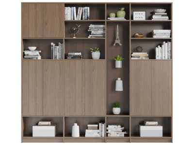 现代实木装饰柜