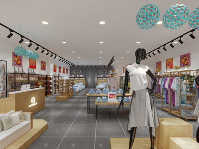现代服装家居专卖店