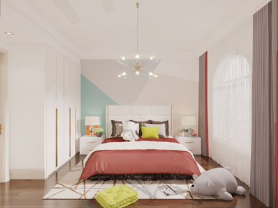 现代儿童房女儿房