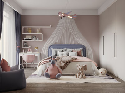 现代女儿房儿童房