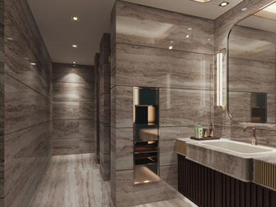 现代公共洗手间卫生间