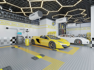 后现代汽车美容维修店