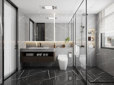 现代洗手间卫浴间