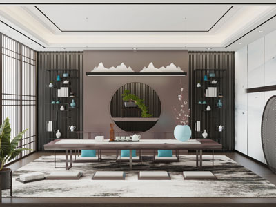 新中式榻榻米茶室
