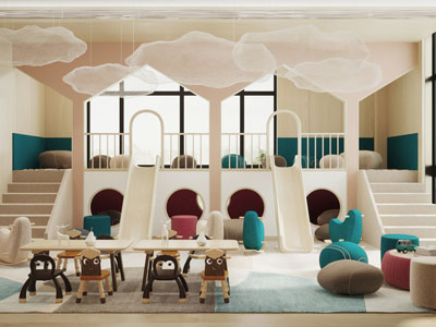 北欧幼儿园活动教室