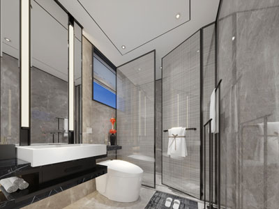 现代洗手间卫浴间