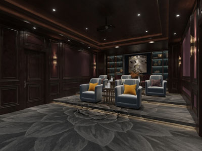 现代视听室影音室